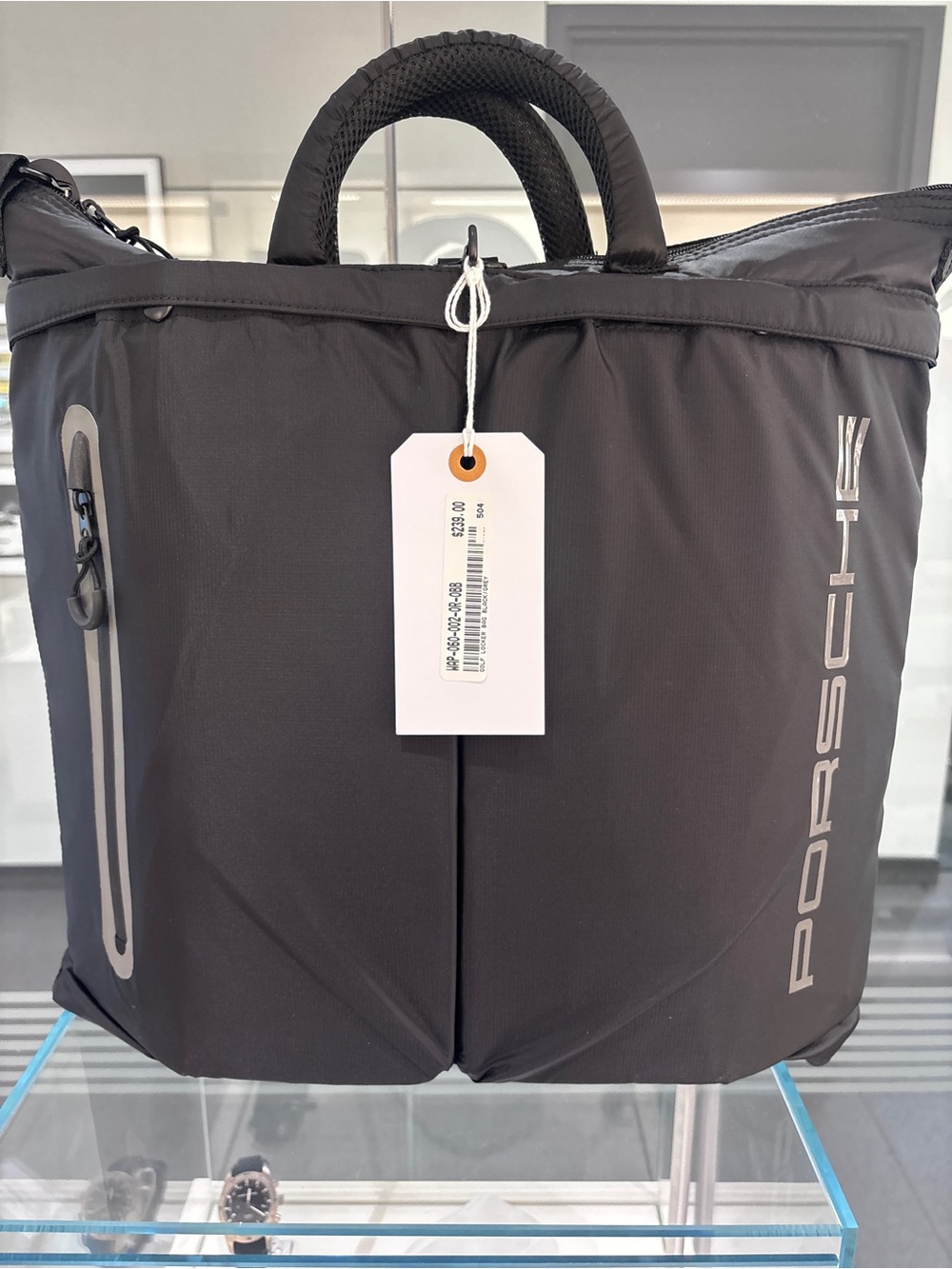 Porsche 🏎️🏌️NWT Golf Locker Bag Sport Black Grey